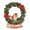 Robin Wreath Figurine