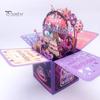 Card Handcrafted Greeting Happy 3d Birthday Card Adult Kids Handmade Celebration Card Foldable Celebration Card