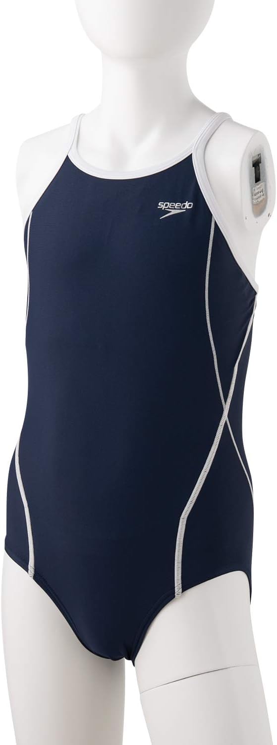 

Speedo School Swimsuit Rode Suit Swimming Girls SFG02015 170 Navy/White