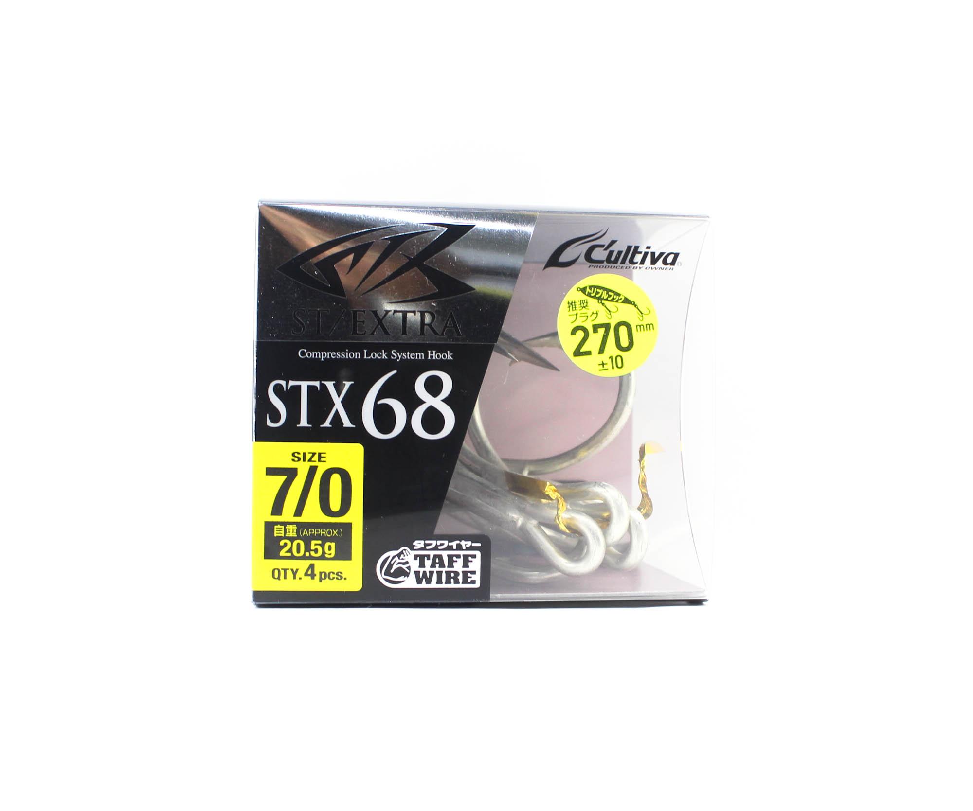 

Крючок Owner STX-68 Stinger Treble Extra Treble, размер 7/0 (9901)