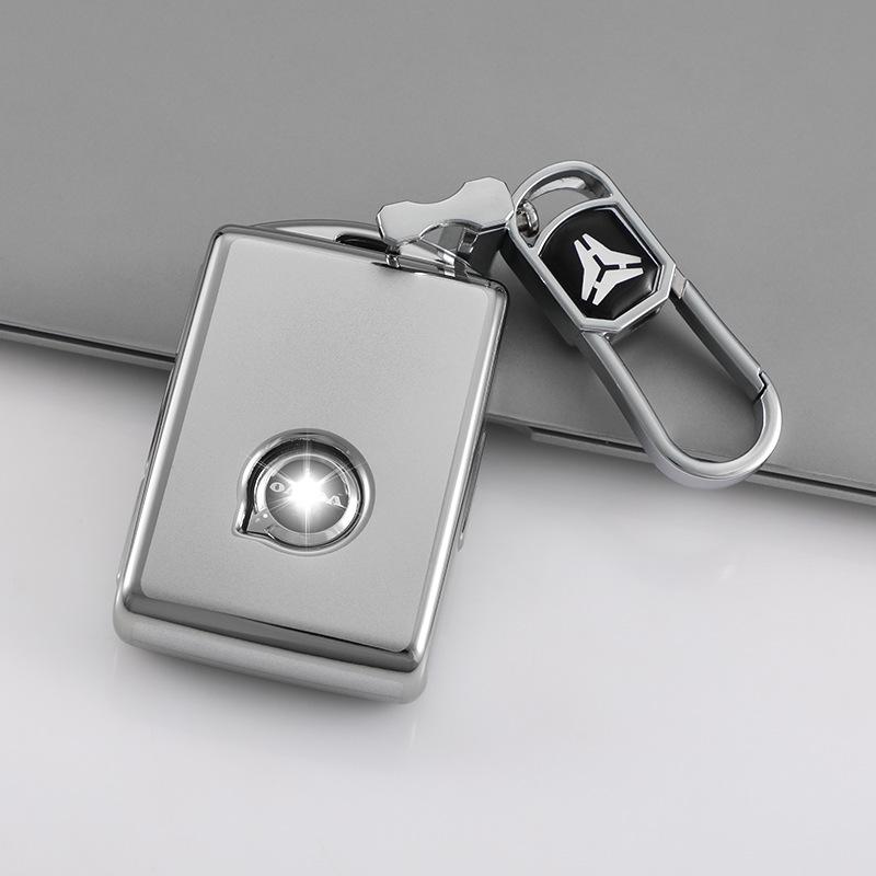 Volvo Key Case: TPU Shell for XC60, S90, S60, XC40, XC90, V60, V90 with Polestar Key Bag Buckle