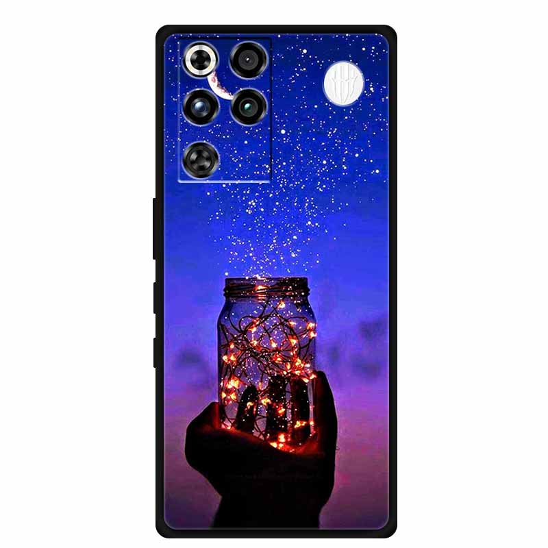 Phone Case For ZTE Nubia RedMagic 11 Pro 5G Back Cover Case Black Silicone TPU Soft Coque For Nubia RedMagic 11Pro Funda Capas