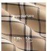 Korean High Waist Plaid A-Line Midi Skirt - Plus Size, Flaw-Slimming Women's Fall Fashion (66070)