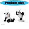 Panda Shaped Mobile Phone Holder Tablet Stand Resin Decoration For Desk Shelf Bedroom Kitchen Decors