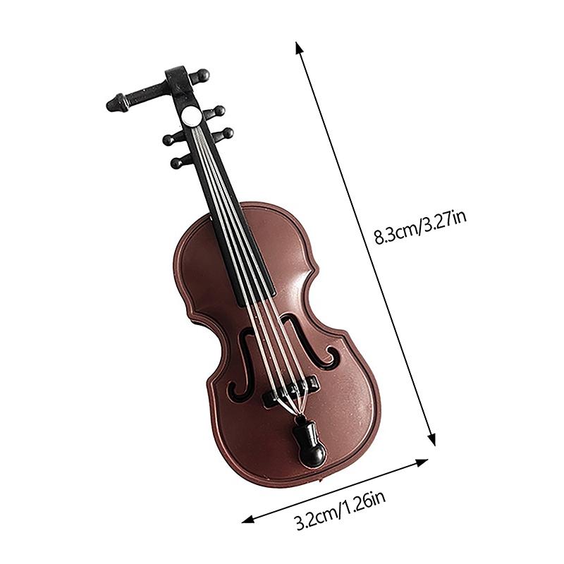 Mini Side Clip Creative Violin Hair Clips For Women And Girls To Fix Hair Barrettes Hair Accessories Headwear Cosplay Decor Gift