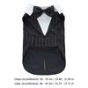 Premium Polyester Dog Tuxedo Suit for Small Dogs Stylish Comfortable Formal Wear with Bow Tie Elegant Wedding Party New Year