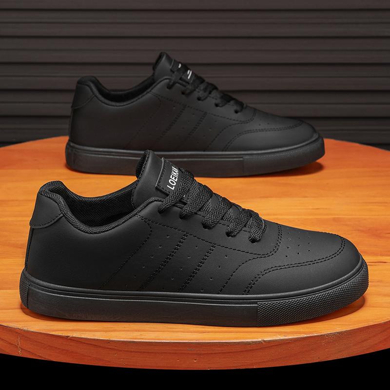Men'S Classic Casual Sneakers | Minimalist Lace-Up Skate Shoes