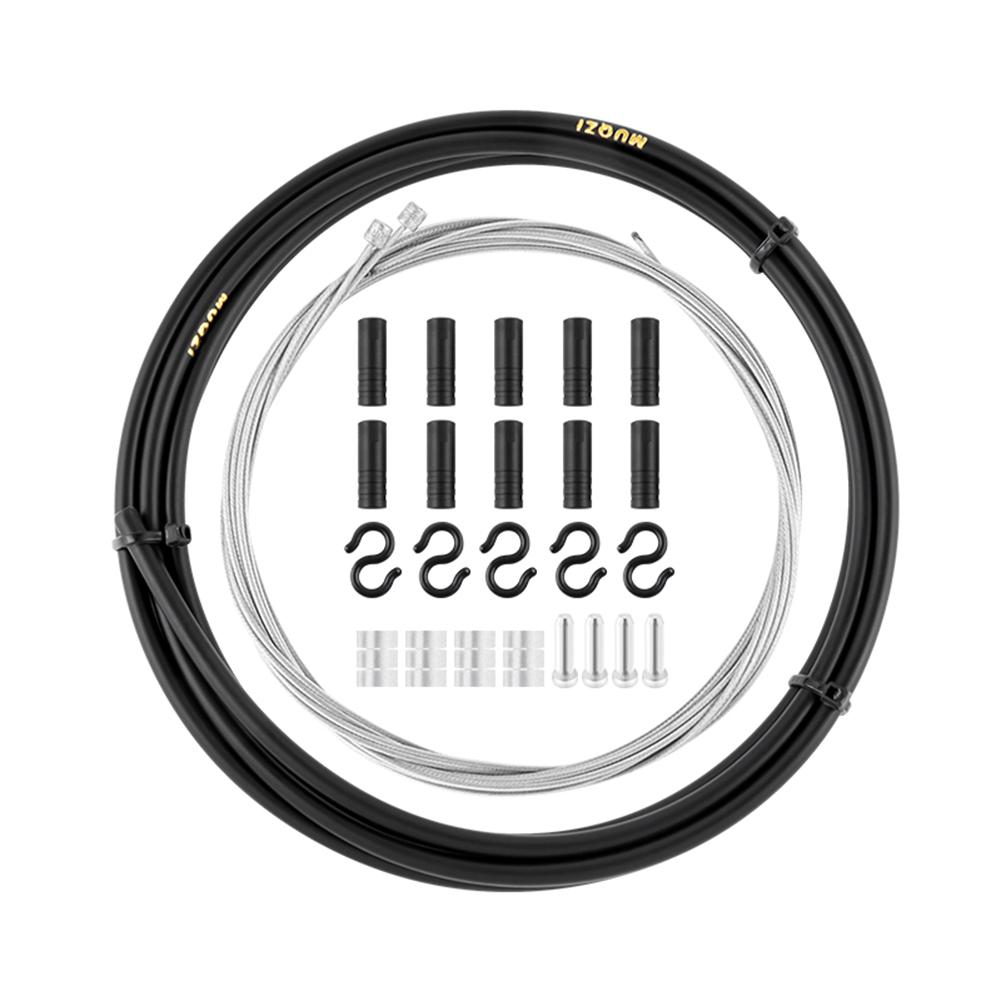 

Комплект тросов тормоза и переключения для горного и шоссейного велосипеда, универсальная трансмиссионная трубка, велосипедный трос переключения, масляная трубка, комплект передних и задних тормозных тросов