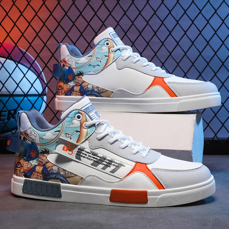 

Мужские летние повседневные кроссовки Новые мужские кроссовки Модельерская обувь на платформе Уличная теннисная тренировочная обувь для мужчин 44 белый