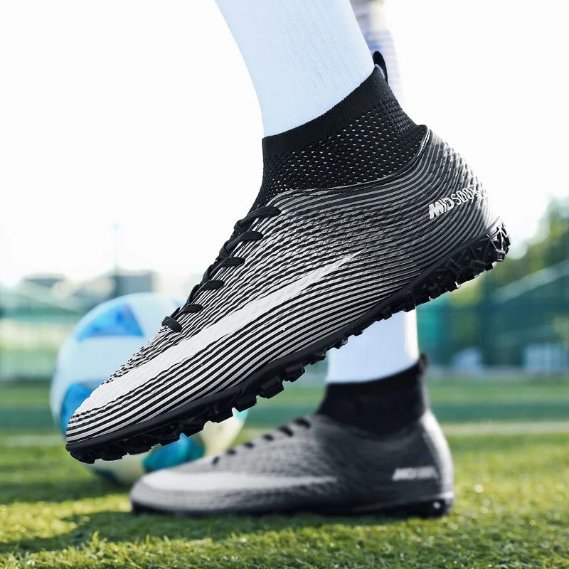 Womens Professional Original Society Football Boot Outdoor Turf Fast Soccer Tennis Sports Five-a-side Soccer Shoes for Men