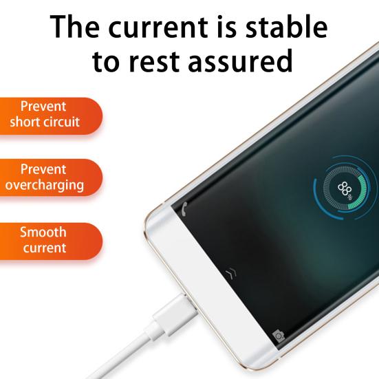 Data Line Fast Output Data Transmission Charging Stable 6A/66W Type-C Mobile Phone Charger