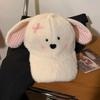 Winter Warm Thickened Sports Hat Women's Furry Warm Cute Plush Rabbit Ear Baseball Cap Outdoor Casual Hat