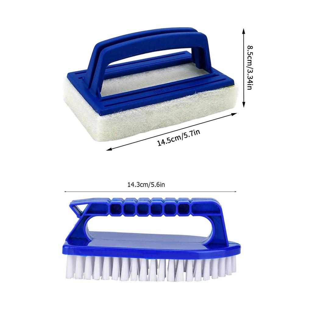 Swimming Pool Brush Pool Cleaning Accessories Handheld Swimming Pool Hot Tubs Clean Equipment Wall Sponge Brush Cleaning Tools