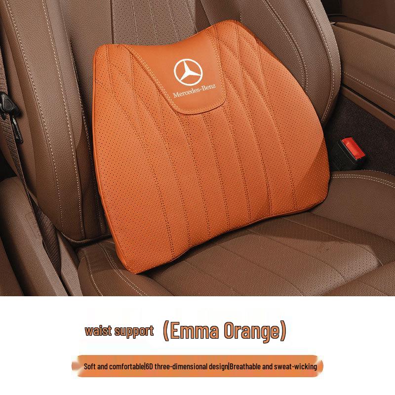 Poduszki na fotel samochodowy, lędźwiowe i zagłówkowe do modeli Mercedes-Benz: C260, E300, GLC, GLE, A, S
