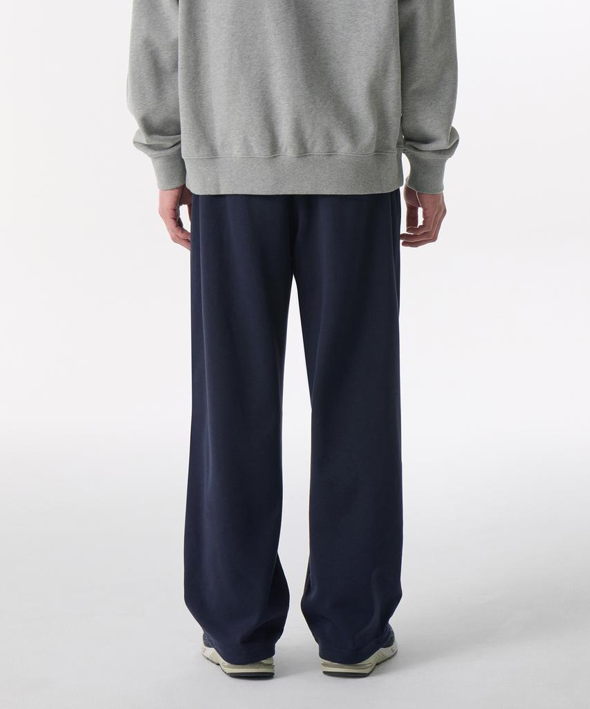 Musinsa Standard [Cooltandard] One-Pleat Wide Lounge Sweatpants [Navy]