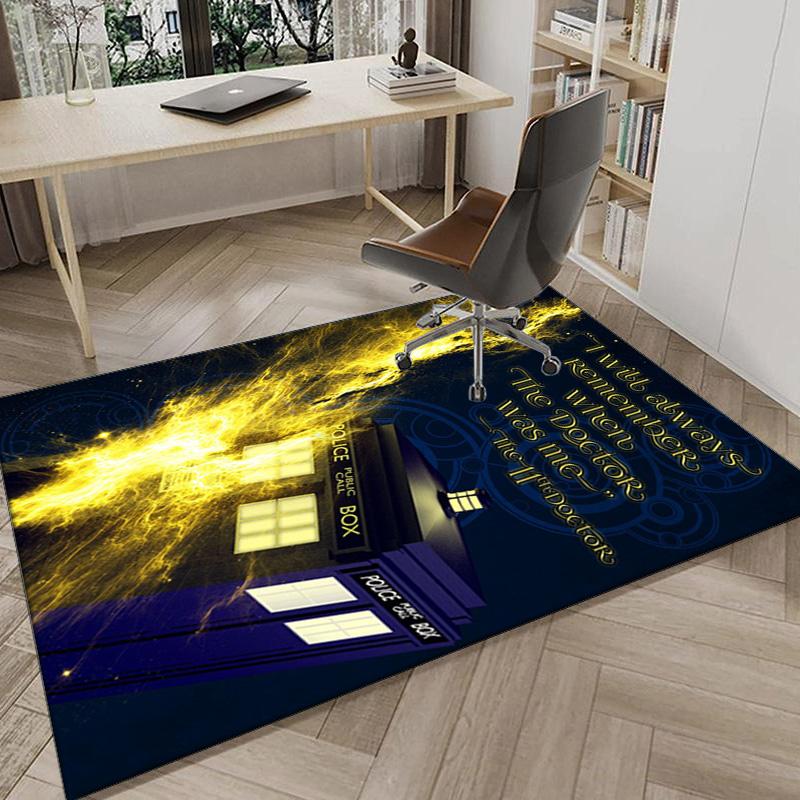 Telephone Booth Carpet, Chair Rug,Rug for Office Bedroom Living Rooms, Doormat Decor Fan Gift Christmas Gift