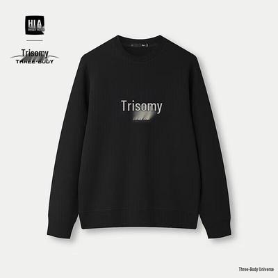 HLA Men's 'Three-Body' Collaboration Series Round Neck Sweatshirt