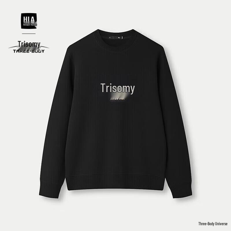 

HLA Men s Three-Body Collaboration Series Round Neck Sweatshirt L