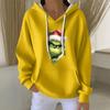 Women's Fashion Casual Christmas Angel Print Pullover Long-Sleeve Sweatshirt