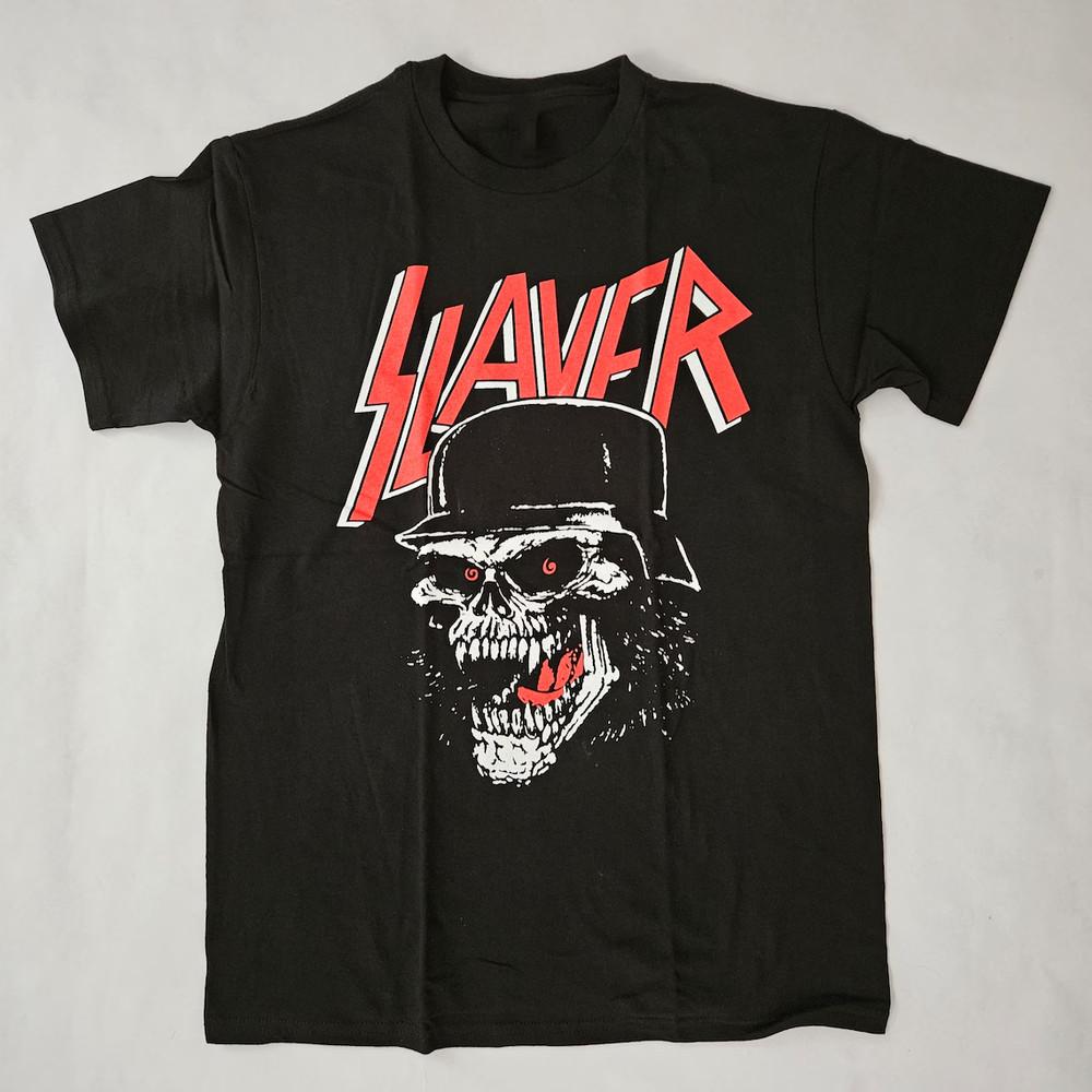 SLAYER BAND Monkey Skull Reprinted Unisex Black T Shirt Full Size S-5XL Unisex T-Shirt XXXL