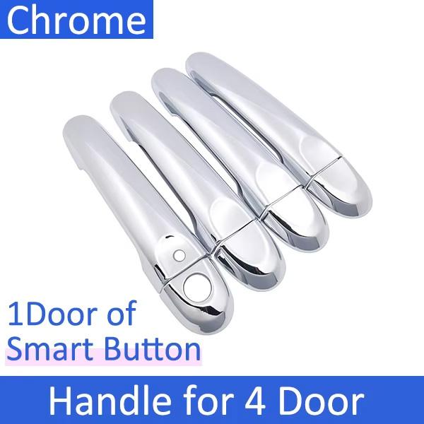 Door Handle Cover For Nissan Micra March K13 Renault Pulse 2011~2016 2012 2013 2014 2015 Car Chrome Exterior Handles Accessories A26