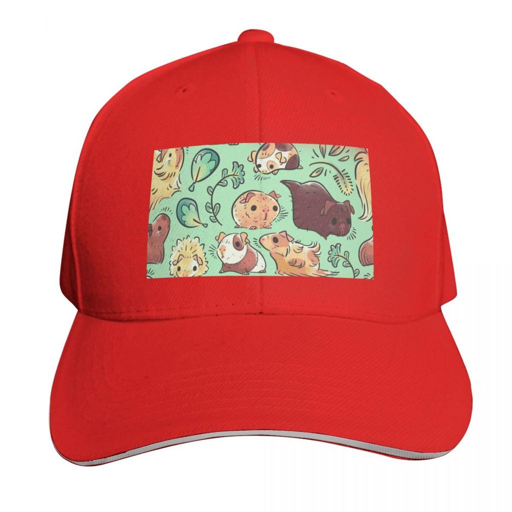 Guinea Pig Huddle Baseball Cap dad hat Designer Hat black designer cap Unisexs Baseball Womens