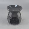Ceramic Pure Black With Flower Holes Aromatherapy Stove Essential Oil Essential Oil Heating Stove