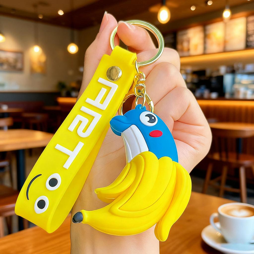 New Fun Keyrings Italian Brainrot Animals Keychain Tralalero Tralala Tung Tung Tung Sahur Ballerina Cappuccino Doll Toy Gifts