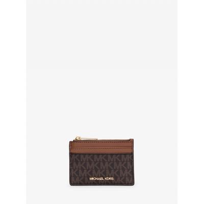Jet Set Travel Card Case With Id Small Brown 35s5gtvd1b200