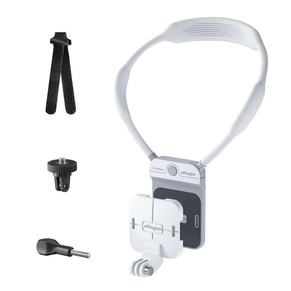 Magnetic Neck Mount Camera POV Mount for Insta360/DJI Osmo/GoPro Action Camera Accessories