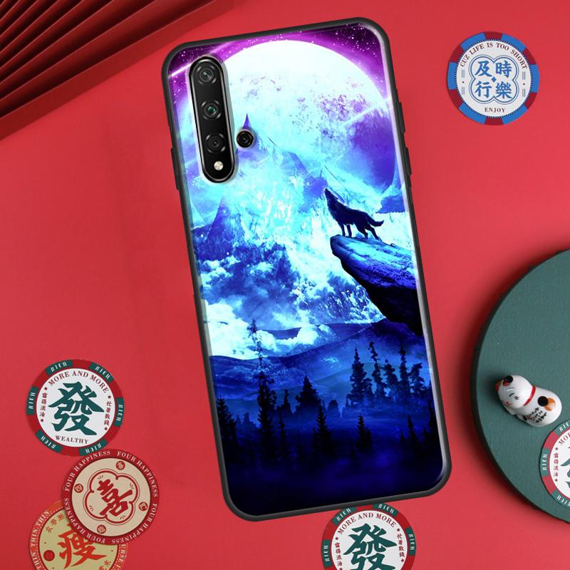 Cute Galaxys Wolf For Huawei P60 Pro P30 P40 Lite Nova 7i 8i 11i 12i 12s 10 9 SE Y90 Y60 Y70 Y72 Y61 Y91 Case
