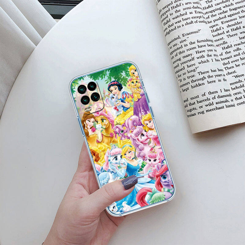 RT22 Princess Cartoon Case for Motorola E7 G6 G7 G8 G9 Plus Power Play G10 G20 G04 E30 E40 E22 E20 E13 E15 G22 G23 G05 G75 G35 G55