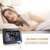 PDTO Weather Station Wireless Thermometer Hygrometer Digital Desk Alarm Clock