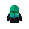 Children's Clothing, Kids' Hooded Color-Blocked Zip-Up Shirt, Spring and Autumn Boys' Letter Sweatshirt Jacket, Boys' Pure Cotton Thin Clothing