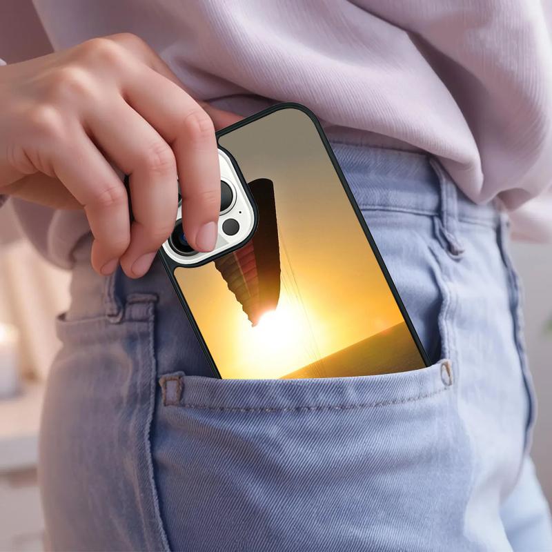 Paragliding Sport Phone Case For iPhone 17 Air 15 16e 14 13 Pro Max Coque 12 11 Pro Max PLUS cover