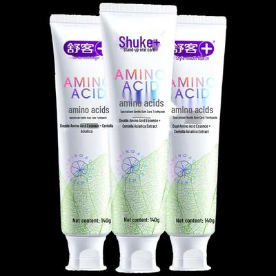 Shuke Amino Acid Toothpaste for Gum Care & Whitening (3-Pack)