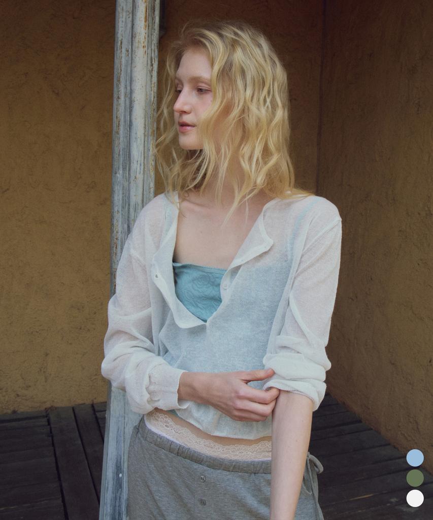 CITTA Essential Henley Neck Knit_Ctk269(3Color)