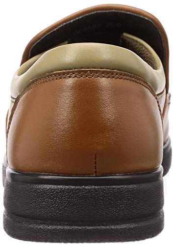 City Golf GF8502 Men's Lightweight Slip-On Casual Shoes, Camel, Size 26cm, 4E