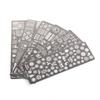 Snowflake Winter Nail Stamping Plate Image Paint Polish Stencil Nail Art  Template Stainless Steel