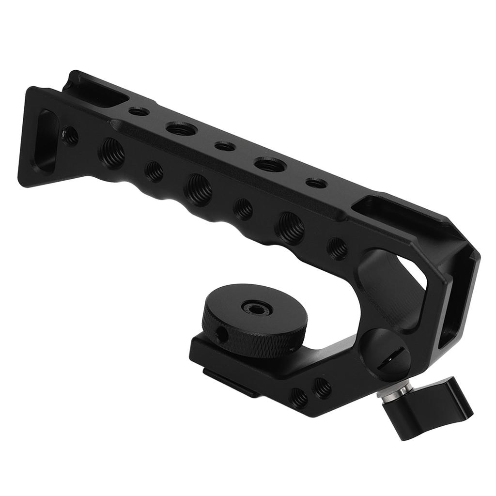Universal Camera Top Handle Comfort Aluminum Alloy Grip with 1 4 Inch 3 8 Inch Threads and Cold Shoes