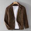 Men's Slim-Fit Corduroy Jacket, Versatile Autumn Business Casual W806