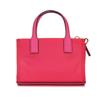 Tory Burch Ella Double T Logo Cutout Zipper Tote Bag Women tote bags Magenta 146437-694