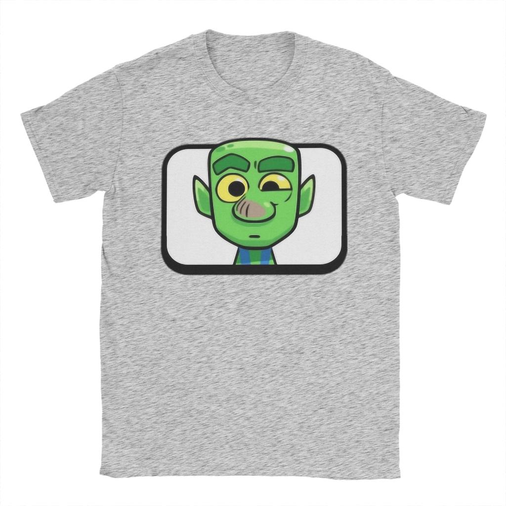 Eye Twitch Goblin Clashes Royaleds Inspired T Shirts Men Cotton Funny T-Shirt Round Neck Tee Shirt Short Sleeve Tops Plus Size