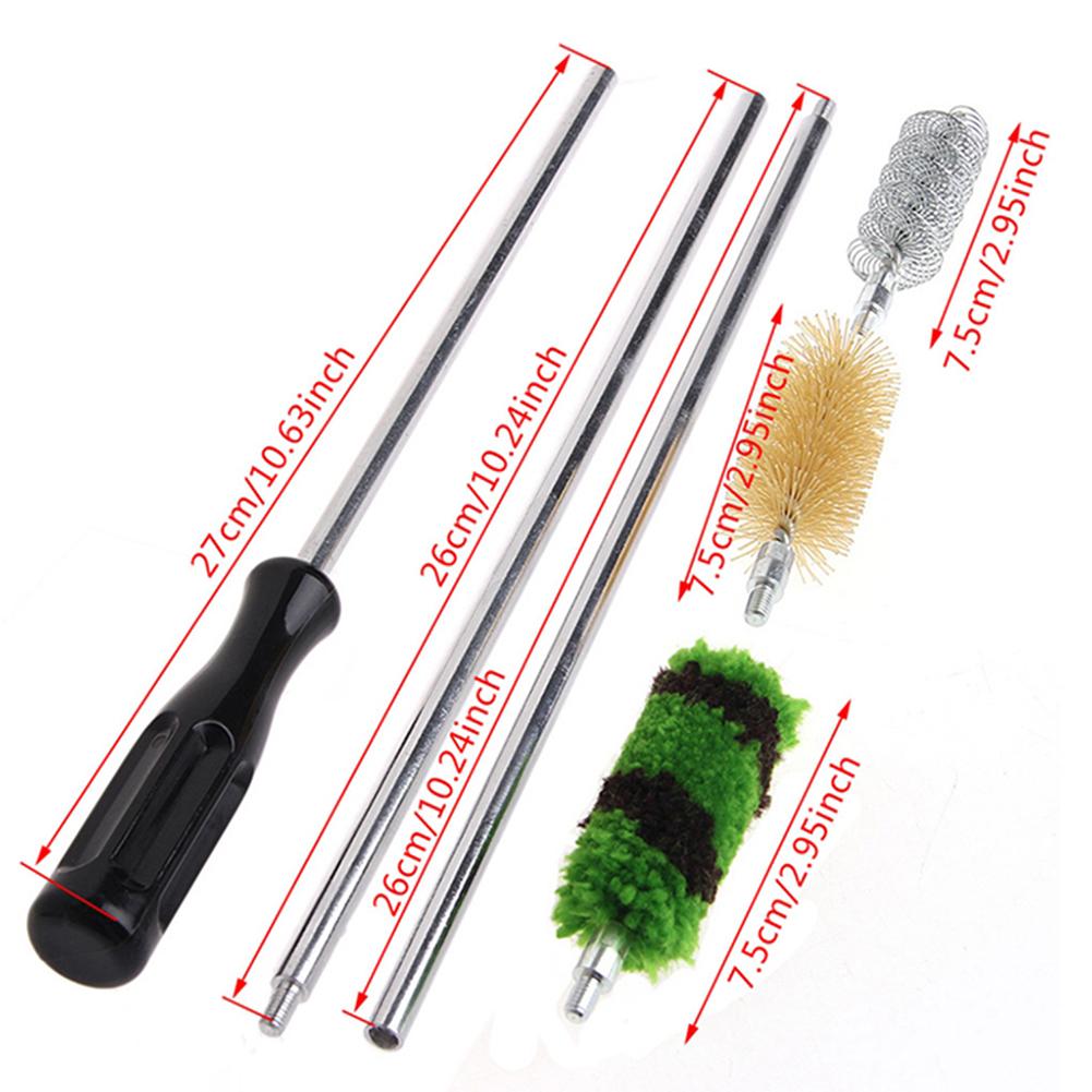 6pcs Professional Cleaning Brush Kit Larger Diameter Cleaning Rods Tools Supplies For 16 Gauge Rifle