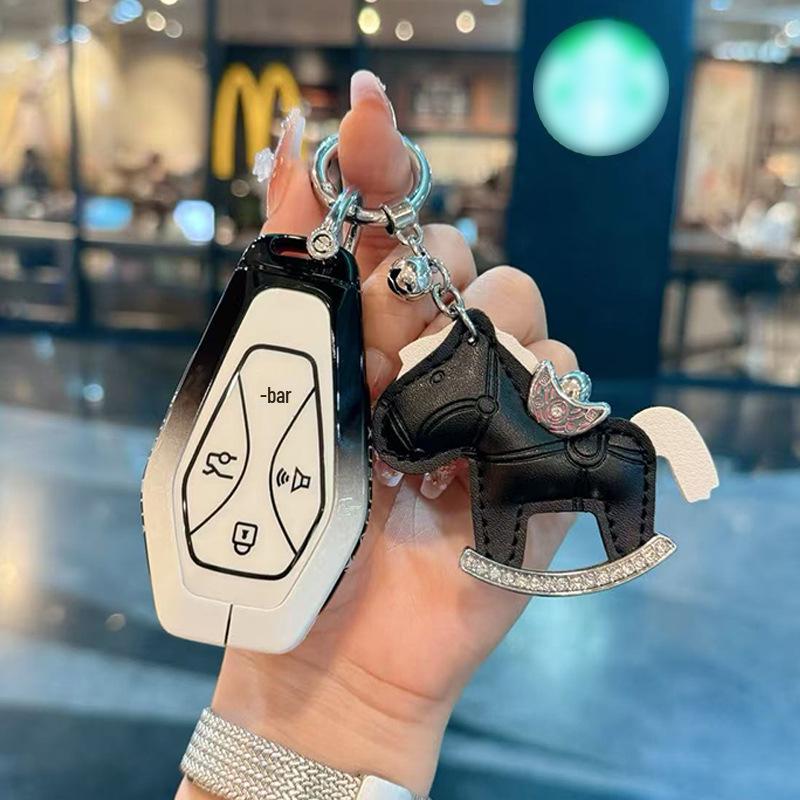 High-End Key Case Cover for 2025 ARCFOX Alpha S5 - Women's Shenxing Edition Car Modified Shell