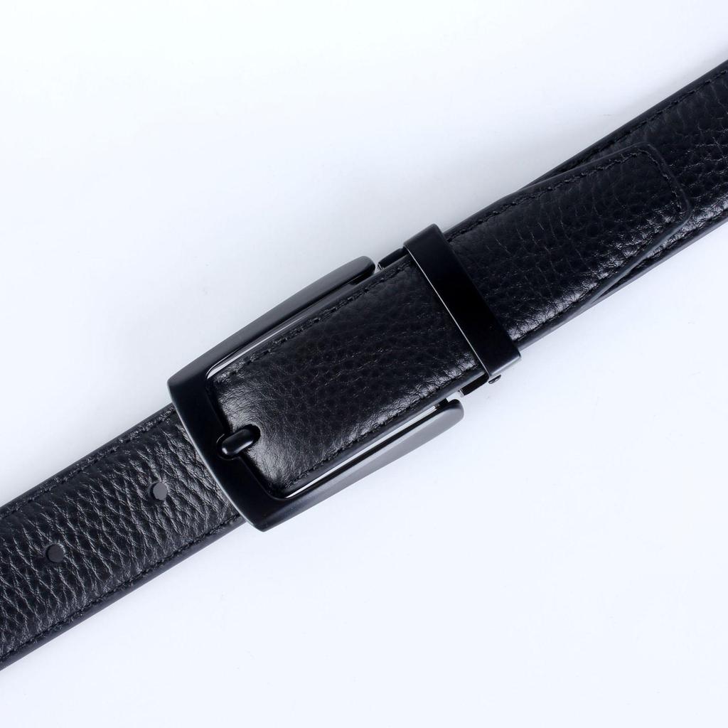 Herren Gürtel aus echtem Leder mit Dornschließe - 3,0 cm breit, Oberleder Rindsleder, Vielseitig für Business & Freizeit