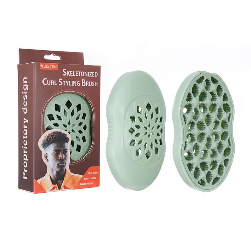 1Pcs Professional Curly African Hair Twist Brush Magic Coil Wave Wave Reusable Dreadlock Afro Hairbrush Curler Hair Styling Tool