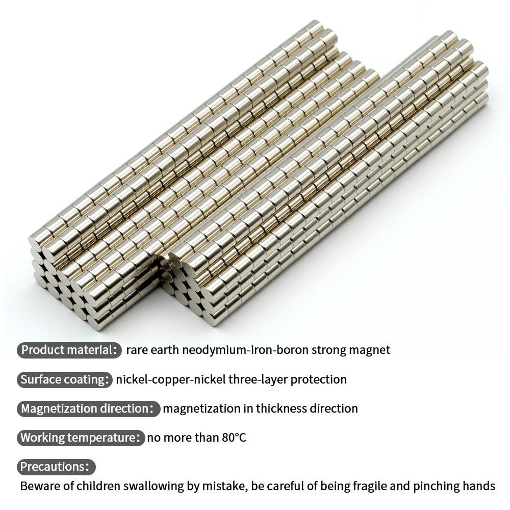 5x5mm Super Strong Neodymium Magnet N35 NdfeB Permanent Magnetic Imanes Round Powerful Magnets Refrigerator