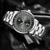 Fashion Sun and Moon Men's Watch Calendar Watch Classic Business Watch Large Dial Men's Watch Quartz Men's Watch Round Men's Watch