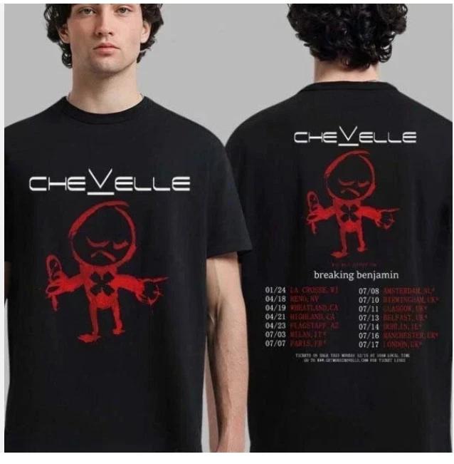 Chevelle World Tour 2026 Schedule Dates Two Sided T-Shirt M